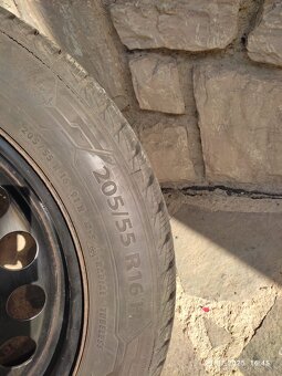 Zimne pneu 205/55 R16 6,5J 5x105 ET41 - 5