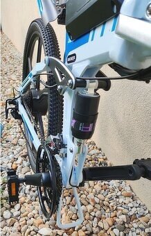 Celoodprúžený skladací ANCHEER 250W ALU rám, Shimano prevody - 5