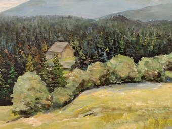 Obraz Antonín Štolc, Vysoké Tatry 1968, olej na desce 70x90 - 5