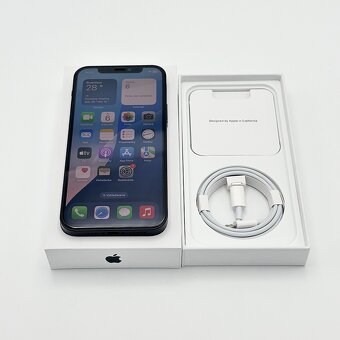 Apple iPhone 12 64GB Black 100% Zdravie Batérie Super Stav - 5