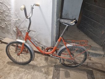 Starý bicykel skladačka - 5