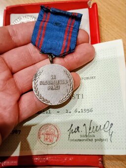 Konvult medailí SNB, ZNB - 5