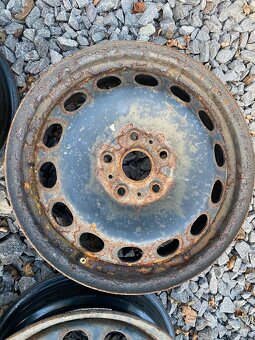 Predám kolesa plechové disky 4ks 5x112 R16 - 5