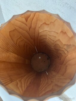 Drevene rucne malovane vedro nadoba - 5