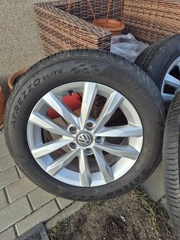 Predám hliníkové disky s pneumatiky. - 5