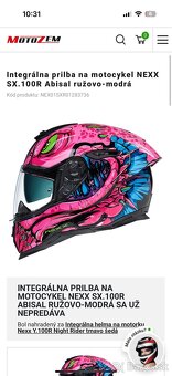 NEXX sx100R Abisal prilba na motorku - 5