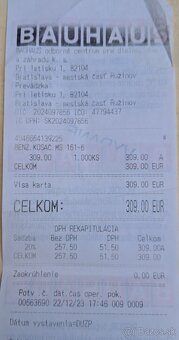 Predám motorovú kosačku scheppach ms161-46 - 5