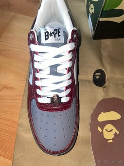 A Bathing Ape STA Patent Grey/Black - 5