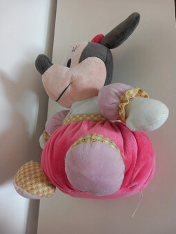 Plyšová sediaca myška Minnie, nehraná - výška 32 cm - 5