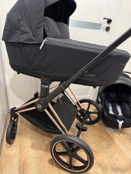 Cybex Priam 3 v 1 Sepia Black – podvozok Chrome Brown 4.0 + - 5