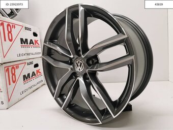 8J R18 5x112 ET50 alu disky Vw Golf, Caddy, T-roc 1205 - 5