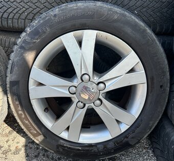 16ky 5 x 112, 6,5 mm letné pneu 215/55/16,VW,Audi,Škoda,Seat - 5