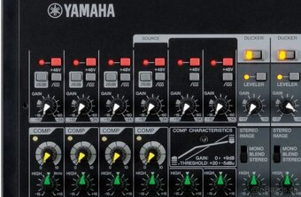 Yamaha mix MGP12X, analóg, 2x echo FX1, FX2, kompresory - 5