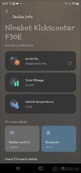 Kolobežka Ninebot kickscooter F30e - 5