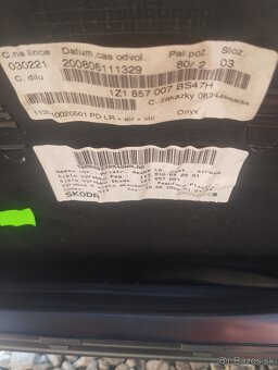 Škoda Octavia II palubovka/sada Airbagov orginál diel - 5