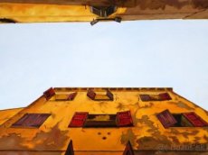 Ručne maľovaný obraz - Olejomaľba - Mestá a budovy - 5