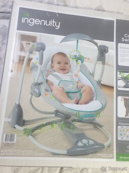 Hojdacie kreslo 2v1 pre bábätko - 5