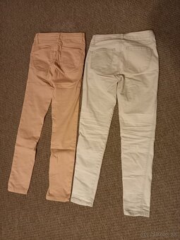 Dievč. rifle, nohavice, elasťáky veľ.XS,S, 164 + bunda - 5