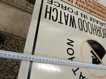 Stará Americká cedule, značka, dovoz USA, dekorace - 5