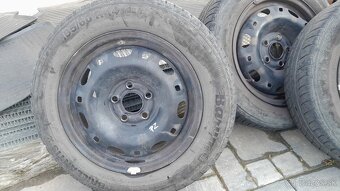 Predám 4ks disky 6Jx14 ET43 s pneu 185x60x R14 - 5