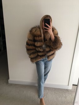 Pravý kožuch 4 v 1 z pravej líšky - 5