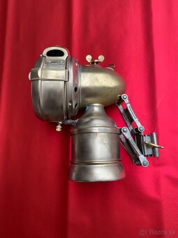 Karbidová lampa na historický bicykel. - 5