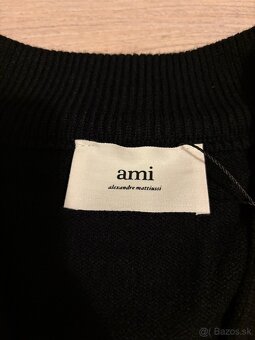 AMI Paris sveter - čierny (AMI1) - 5