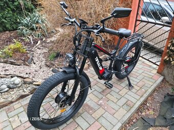 Výkonný ebike Tifgalop 2x750W,21Ah,65km/h,100km,36kg,nový - 5