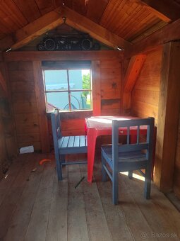 Detský záhradný domček so šmykľavkou - 5