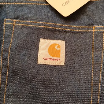 Carhartt Pontiac Pant modré džínsy rifle nohavice W33 L32 - 5