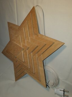 VIANOČNÁ HVIEZDA – LED-SVIETIACA - 5