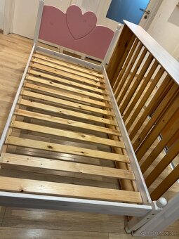 Dievčenská drevená rozťahovacia posteľ - 5