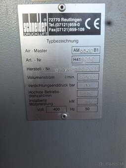 Predam kompresor Schneider - 5