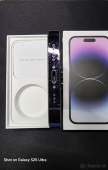 Fialový iPhone 14pro VO VELMI PEKNOM STAVE - 5