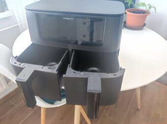AIR FRYERV - fritéza2x 4L AMBIANO GT-DAF-01 farba čierna - 5