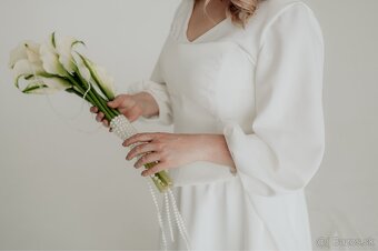 Svadobné šaty 42-44 - 5