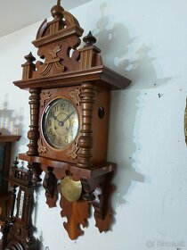 Predám funkčné starožitné mlynárské hodiny Schenkler & Kienz - 5