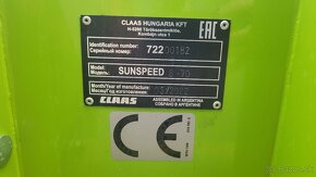 Claas Sunspeed 8-70 slunečnicový adaptér - 5