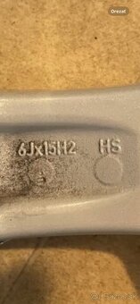 4 kusy disky R15 so zimnými pneumatikami - 5