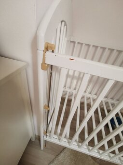Detská postieľka s matracom+vanička na kúpanie Ikea - 5