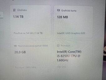 predám Lenovo V330 , Intel® Core™i5, 20gb ram , Win 11 - 5