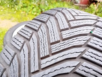 17" ALU 5x112 orig AUDI + zimné 225/50 r17 Michelin cez 8mm - 5