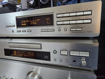 ONKYO HiFi set A-9211, DX-7333, T-4211 zlatá farba - 5
