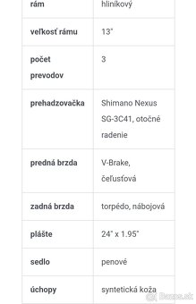 Detsky bicykel LEGRAND 24" - 5