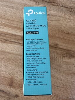 TP-LINK Archer T4U AC1300 Dual Band wifi adapter - 5