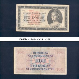 Bankovky Československo - 5