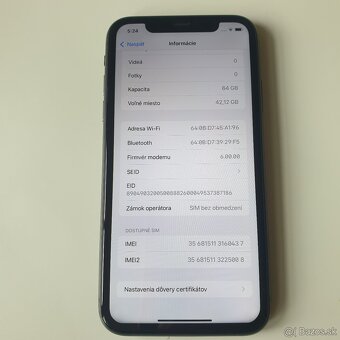 iPhone 11 64GB nová baterka a LCD dobrá cena - 5