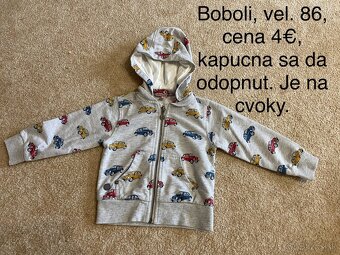 Velky balik oblecenia vel. 86 letne aj jesenne veci - 5