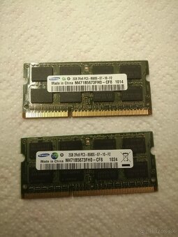 SoDimm DDR3 RAM 3x2GB, 2x2GB, 4GB z NB - 5