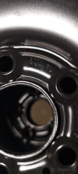 Predám originálne plechové disky Škoda 16" (195/60 R16) - 5